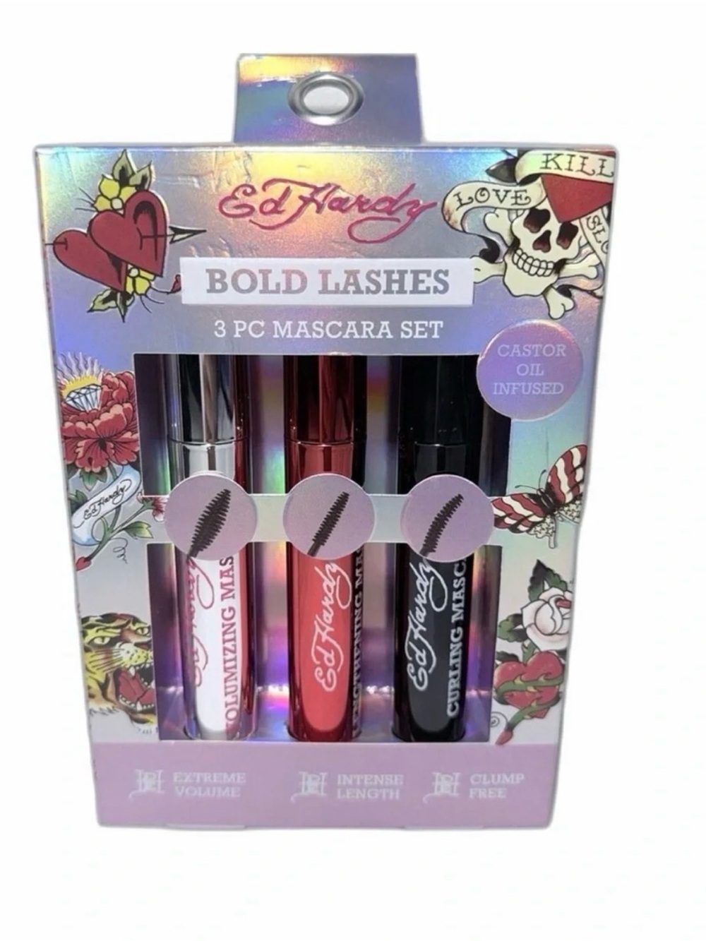 Ed Hardy Bold Lashes Mascara Trio
